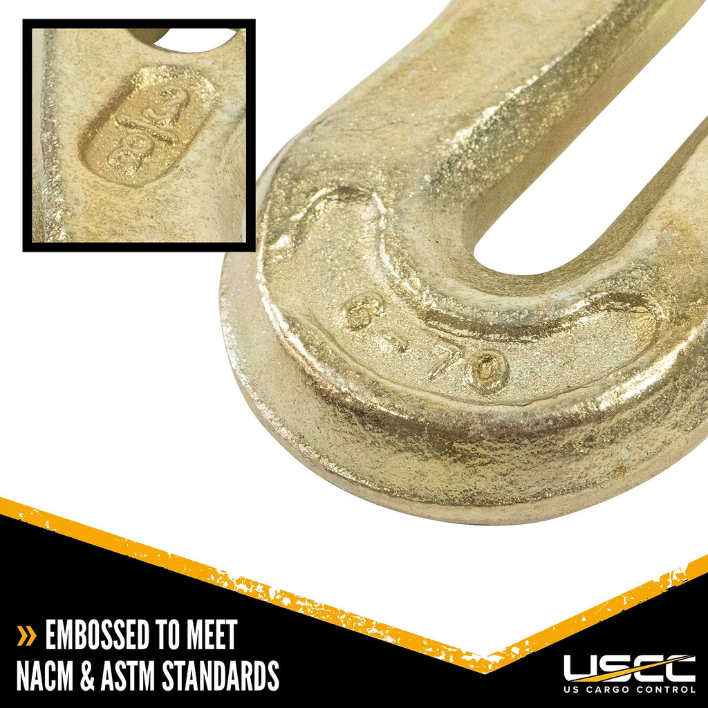 3/8 Inch Clevis Grab Hook 4-Pack Grade 70 J325326