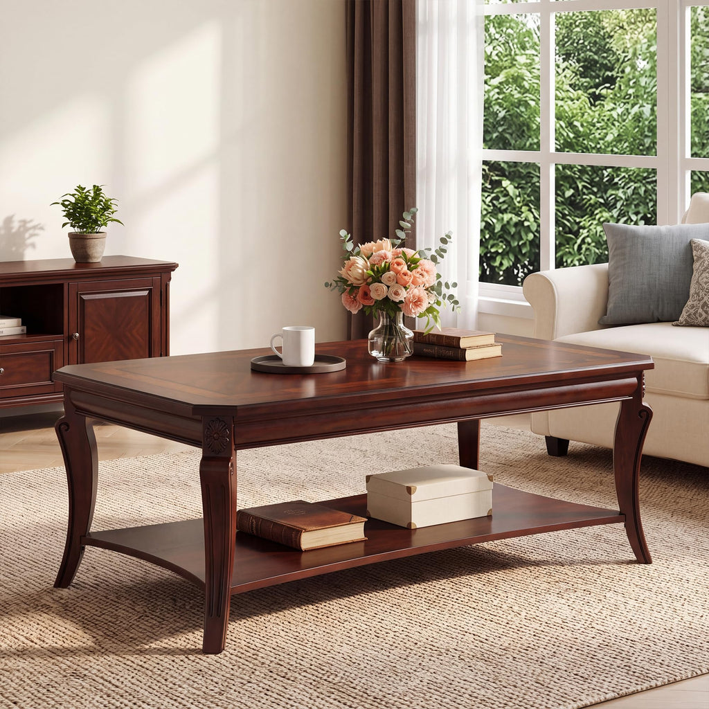 Rectangle Solid Wood Coffee Table T29271