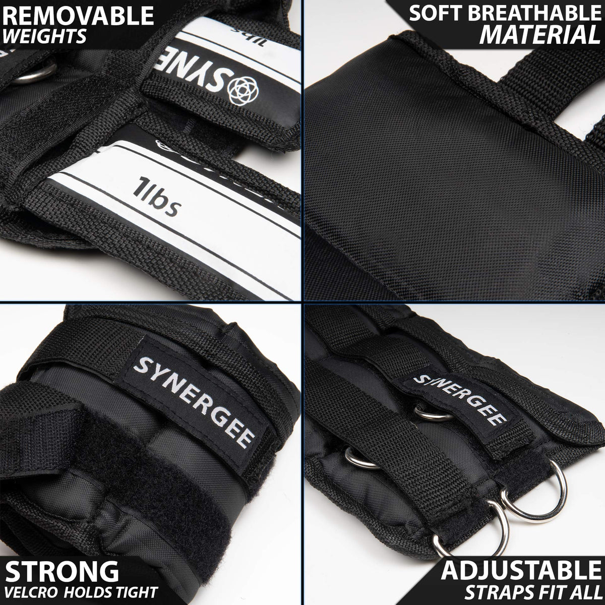 Adjustable Ankle/Wrist Weights Set of 2 W891