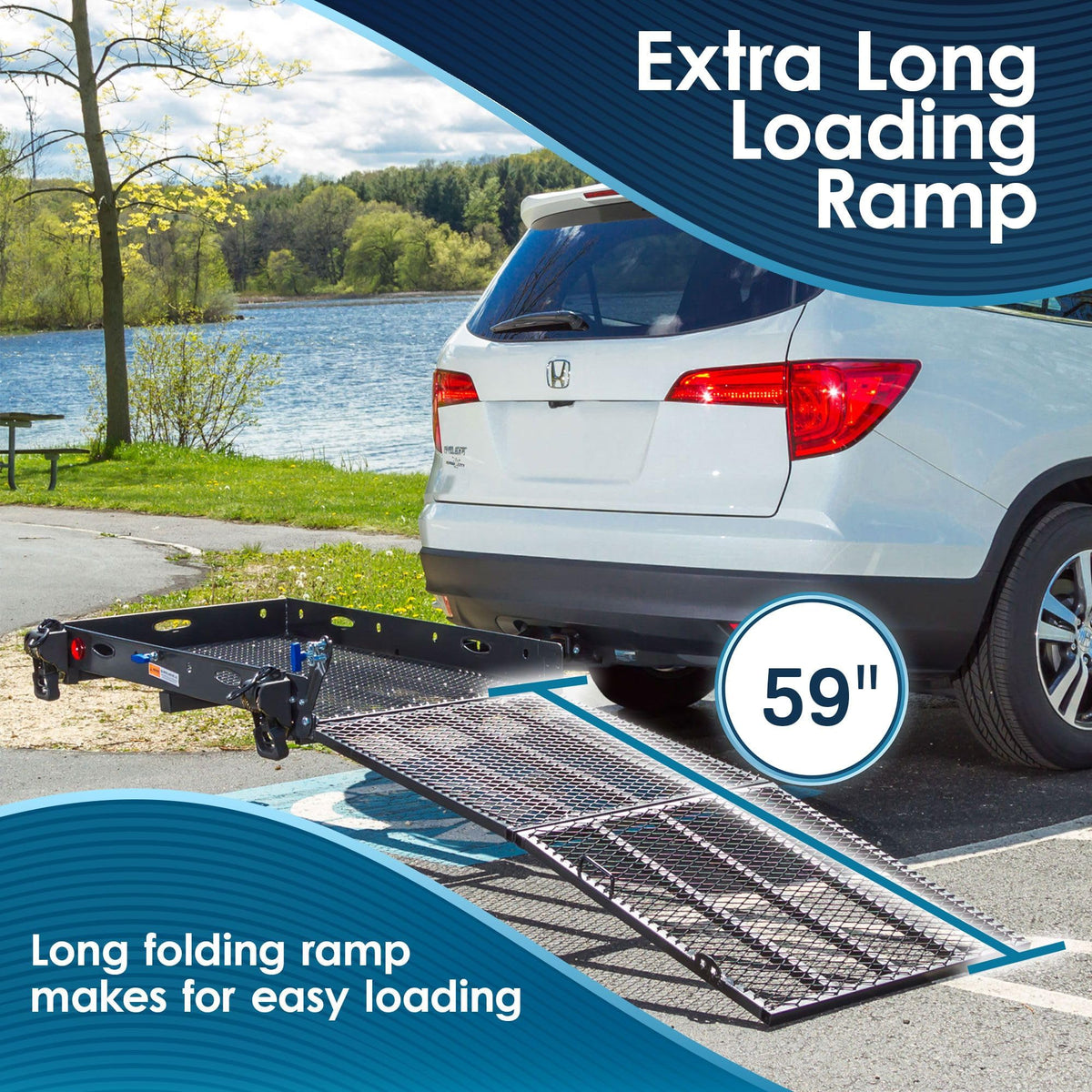 Wheelchair Scooter Carrier & Folding Ramp F381